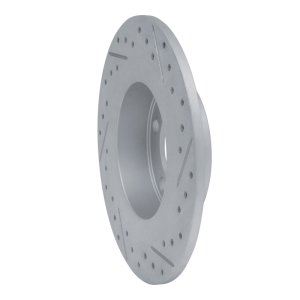 Mini Cooper Paceman Brake Rotor (1) - Rear Left - DFC - Drilled & Slotted Geoperformance - `13-`16