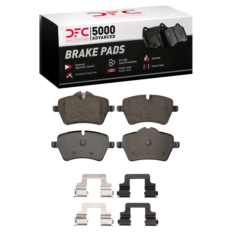 Mini Cooper Countryman Brake Pads - Front - DFC - 5000 Advanced Ceramic - `13-`16