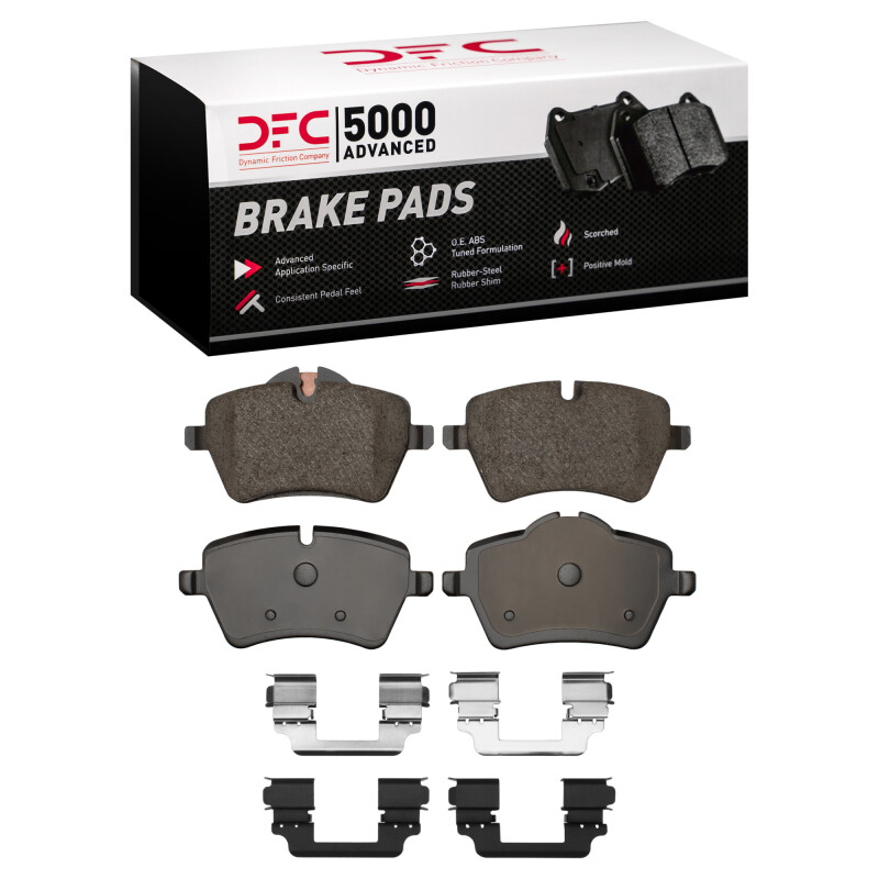 Mini Cooper Countryman Brake Pads - Front - DFC - 5000 Advanced Ceramic - `13-`16