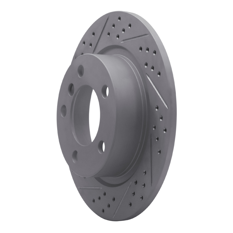 Mini Cooper Countryman Brake Rotor (1) - Rear Left - DFC - Geoperformance Drilled & Slotted - `11-`16