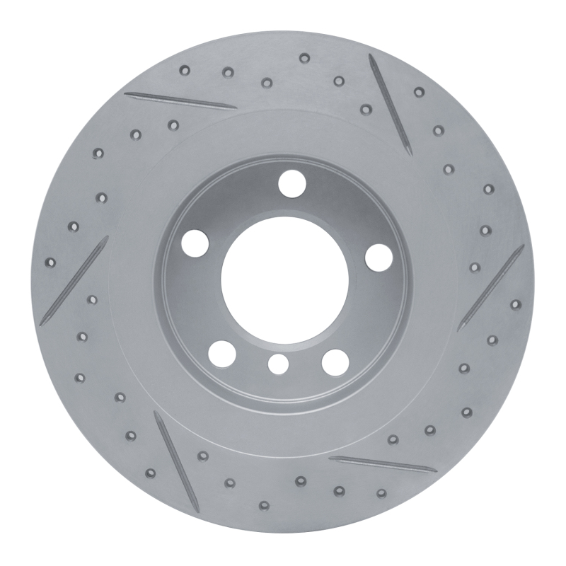 Mini Cooper Paceman Brake Rotor (1) - Rear Left - DFC - Drilled & Slotted Geoperformance - `13-`16