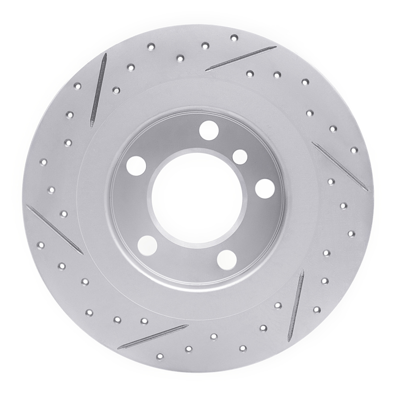 Mini Paceman Brake Rotor (1) - Rear Right - DFC - Drilled & Slotted Geoperformance - `13-`16
