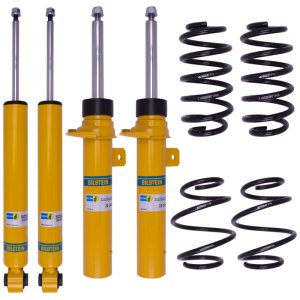 Mini Cooper Coilover Suspension Kit - Front and Rear - Bilstein - B12 (Pro-Kit) with Eibach Springs - `14-`16