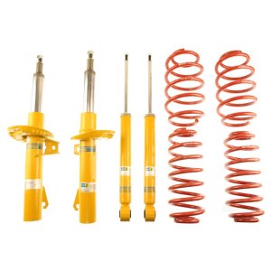 Mini Cooper Coilover Suspension Kit - Front and Rear - Bilstein - B12 (Pro-Kit) with Eibach Springs - `14-`16