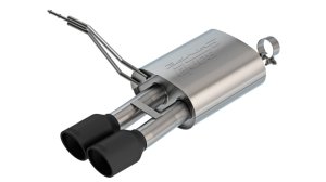 Mini Cooper Performance Exhaust - Rear - Borla - S-Type Axle-Back - Black Coated - `14-`24