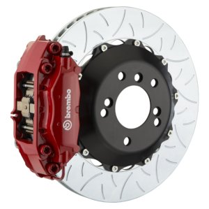 Mini Cooper Brake Kit - Front - Brembo - Slotted Type3 Rotors - Red - `14-`27