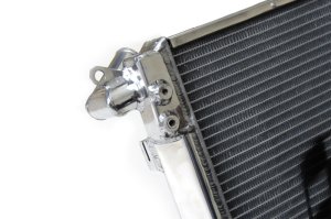 Mini Cooper S Coupe/Convertible Radiator - CSF - High-Performance All-Aluminum with B-Tube Technology - Smooth Satin Finish - `02-`06
