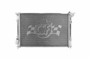 Mini Cooper S Coupe/Convertible Radiator - CSF - High-Performance All-Aluminum with B-Tube Technology - Smooth Satin Finish - `02-`06