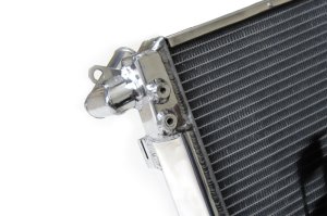 Mini Cooper S Coupe/Convertible Radiator - CSF - High-Performance All-Aluminum with B-Tube Technology - Smooth Satin Finish - `02-`06