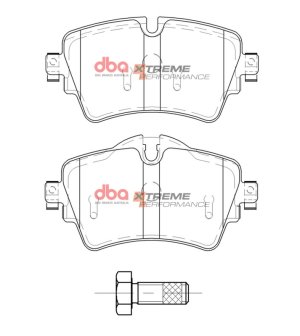 Mini Cooper Brake Pads - Front - DBA - XP Performance - `14-`22