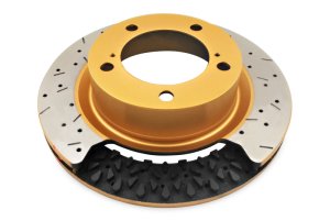 Mini Cooper Brake Rotors (1) - Front - DBA - Street Series Slot & Drilled - `07-`16