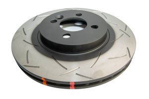 Mini Cooper Brake Rotors (1) - Front - DBA - 4000 Series T3 Slotted - `07-`09