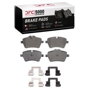 Mini Cooper Clubman Brake Pads - Front - DFC - 5000 Advanced Low Metallic - `02-`15 Mini Cooper Clubman Brake Pads - Front - DFC - 5000 Advanced Low Metallic - `02-`15