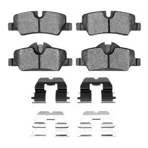 Mini Cooper Brake Pads - Rear - DFC - 5000 Advanced Low Metallic - `15-`22