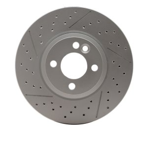 Mini Cooper Brake Rotor (1) - Front - DFC - GeoSPEC, Drilled & Slotted - `07-`15