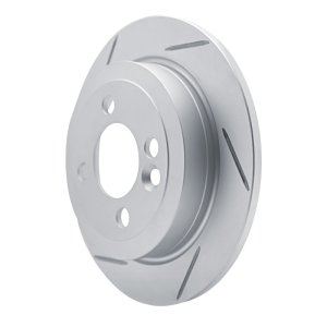 Mini Cooper Clubman Brake Rotor (1) - Rear Left - DFC - Slotted Geoperformance - `02-`15