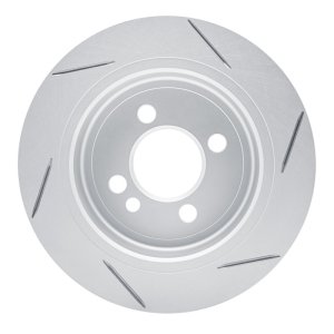 Mini Cooper Clubman Brake Rotor (1) - Rear Left - DFC - Slotted Geoperformance - `02-`15