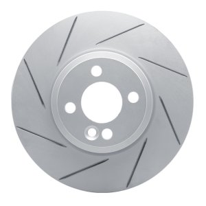 Mini Cooper Brake Rotor (1) - Front Left - DFC - Slotted Geoperformance - `07-`15