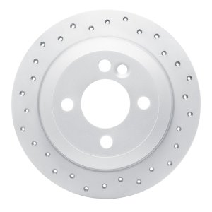 Mini Cooper Clubman Brake Rotor (1) - Rear Left - DFC - Drilled Geoperformance - `02-`15 Mini Cooper Clubman Brake Rotor (1) - Rear Left - DFC - Drilled Geoperformance - `02-`15