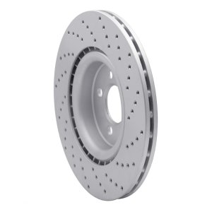 Mini Cooper Clubman Brake Rotor (1) - Front Left - DFC - Drilled Geoperformance - `09-`14