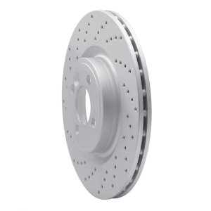 Mini Cooper Clubman Brake Rotor (1) - Front Left - DFC - Drilled Geoperformance - `09-`14