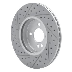 Mini Cooper Brake Rotor (1) - Front Right - DFC - Drill & Slot Geoperformance - `02-`06