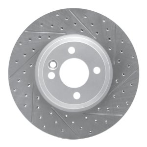 Mini Cooper Brake Rotor (1) - Front Right - DFC - Drill & Slot Geoperformance - `02-`06
