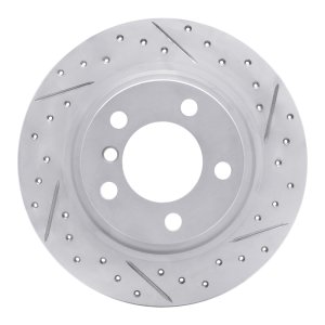 Mini Paceman Brake Rotor (1) - Rear Right - DFC - Drilled & Slotted Geoperformance - `13-`16