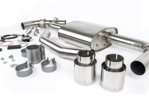 MINI Countryman Performance Exhaust - Rear - Dinan - Axleback Valved with Electronic Control - `17-`24