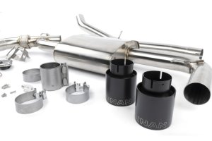 Mini Cooper Countryman S ALL4 Performance Exhaust - Dinan - Axle-Back, Valved, Freeflow - Black - `17-`24
