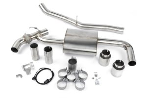 MINI C'Man JCW Performance Exhaust - Dinan - Axleback Exhaust Systems - Polished - `16-`24