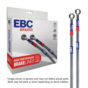 Mini R53 Brake Line Kit - Front + Rear - EBC - Stainless Steel, Braided - `02-`03