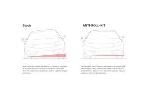 Mini Cooper Rear Sway Bar Kit - Eibach - 19mm 2-way Adjustable - `01-`09
