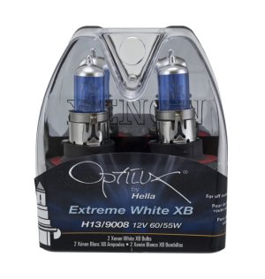 Mini Cooper Xenon Bulbs (2) - Hella - Optilux H13/9008 12V 60/55W XB - White - `07-`12