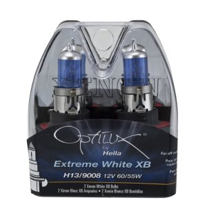 Mini Countryman Xenon Bulbs (2) - Hella - Optilux H13/9008 12V 60/55W XB - White - `11-`12