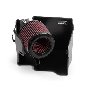 Mini Cooper Performance Air Intake - Mishimoto - Wrinkle Black - Black - `14-`18