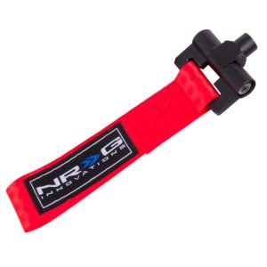 Mini R53 Tow Strap - NRG - Bolt-In - Red - `01-`06