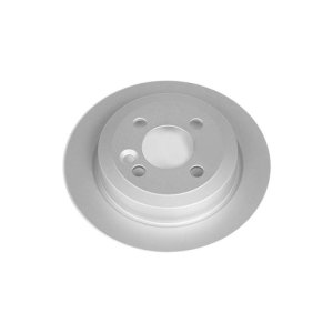 Mini Cooper Brake Rotor(1) - Rear - PowerStop - Evolution High Carbon Geomet Coated - Silver - `07-`16