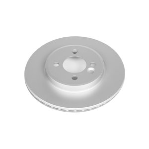 Mini Cooper Brake Rotor(1) - Front - PowerStop - High Carbon Geomet Coated - Silver - `02-`07