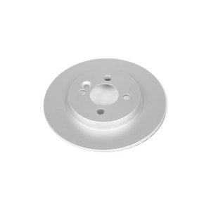 Mini Cooper Brake Rotor(1) - Front - PowerStop - Evolution High Carbon Geomet Coated - Silver - `08-`09