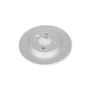 Mini Cooper Brake Rotor(1) - Front - PowerStop - Evolution High Carbon Geomet Coated - Silver - `08-`09