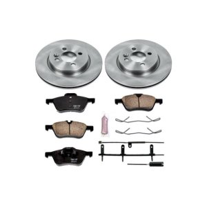 Mini Cooper Brake Kit - Front - PowerStop - Autospecialty Rotors + Z17 Evolution Plus Ceramic Pads - `07-`08 Mini Cooper Brake Kit - Front - PowerStop - Autospecialty Rotors + Z17 Evolution Plus Ceramic Pads - `07-`08