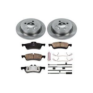 Mini Cooper Brake Kit - Rear - PowerStop - Autospecialty Rotors + Z17 Evolution Plus Ceramic Pads - `07-`08 Mini Cooper Brake Kit - Rear - PowerStop - Autospecialty Rotors + Z17 Evolution Plus Ceramic Pads - `07-`08