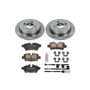 Mini Cooper Brake Kit - Rear - PowerStop - Autospecialty Rotors + Z17 Evolution Plus Ceramic Pads - `11-`16 Mini Cooper Brake Kit - Rear - PowerStop - Autospecialty Rotors + Z17 Evolution Plus Ceramic Pads - `11-`16