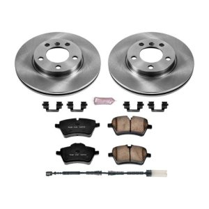 Mini Cooper Brake Kit - Front - PowerStop - Z17 Evolution Plus Rotors + Z17 Evolution Plus Ceramic Pads - `13-`16 Mini Cooper Brake Kit - Front - PowerStop - Z17 Evolution Plus Rotors + Z17 Evolution Plus Ceramic Pads - `13-`16