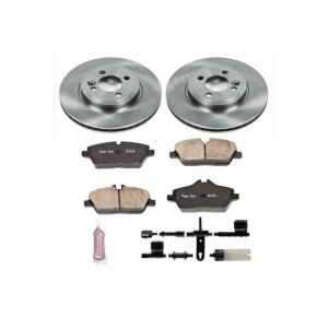 Mini Cooper Brake Kit - Front - PowerStop - Autospecialty Rotors + Z17 Evolution Plus Ceramic Pads - `11-`16 Mini Cooper Brake Kit - Front - PowerStop - Autospecialty Rotors + Z17 Evolution Plus Ceramic Pads - `11-`16