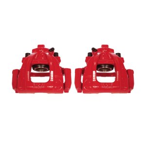 Mini Cooper Brake Calipers - Front - PowerStop - Red Powder Coated - Red - `02-`06