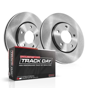 Mini Cooper Brake Kit - Front - PowerStop - Autospecialty Rotors + Track Day Pads - `13-`16