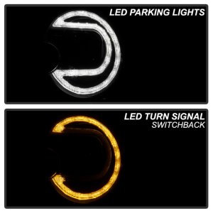 Mini Cooper Projector Headlights - SPYDER - Spyder Signature Series, Version 2, Halogen Model Only - Black - `07-`12