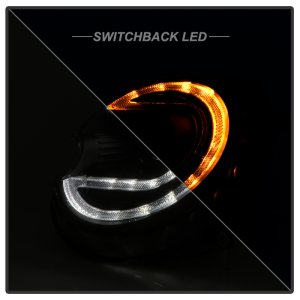 Mini Cooper Headlights - SPYDER - V2 Xenon/HID Only Projector - Black - `07-`12
